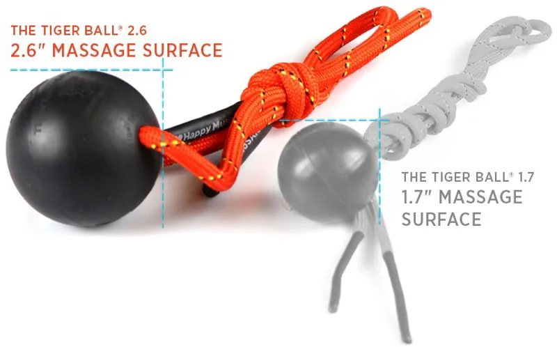 Tiger Tail USA Massage-on-a-Rope Ball Massager 2.6in-1